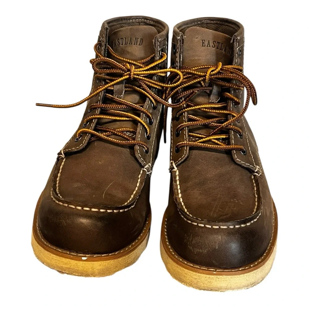 Eastland | Loomis Work Ankle Boot Gray Leather US Men's‎ 8M